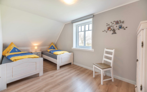 Schlafzimmer mit Einzelbetten