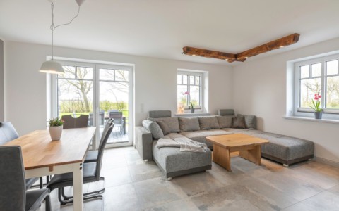 Gemütliche Sofaecke im Ferienhaus